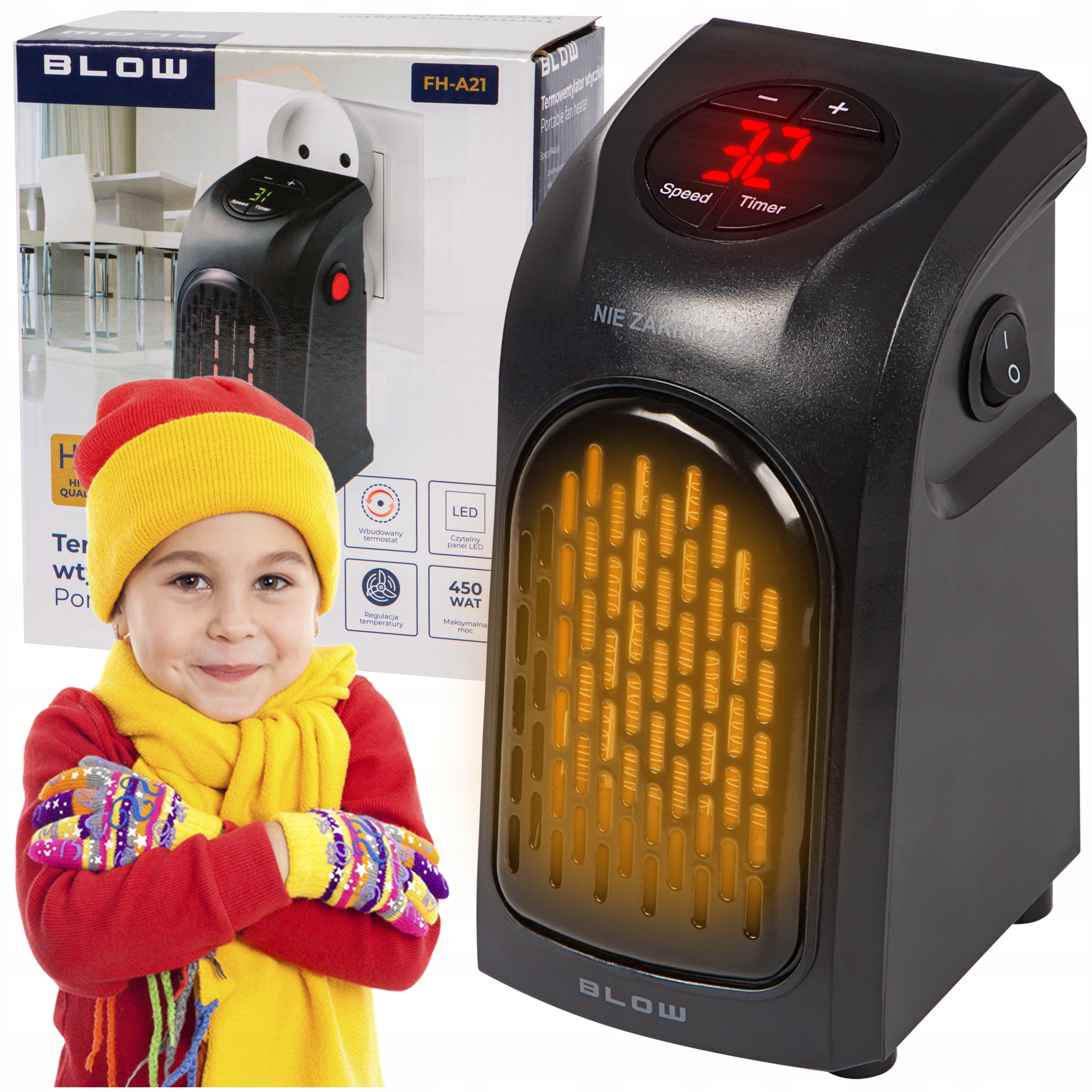 Termoventylátor FH-A21 450 W